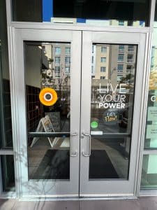 A completed continuous hinge maintenance project for local commercial property facility